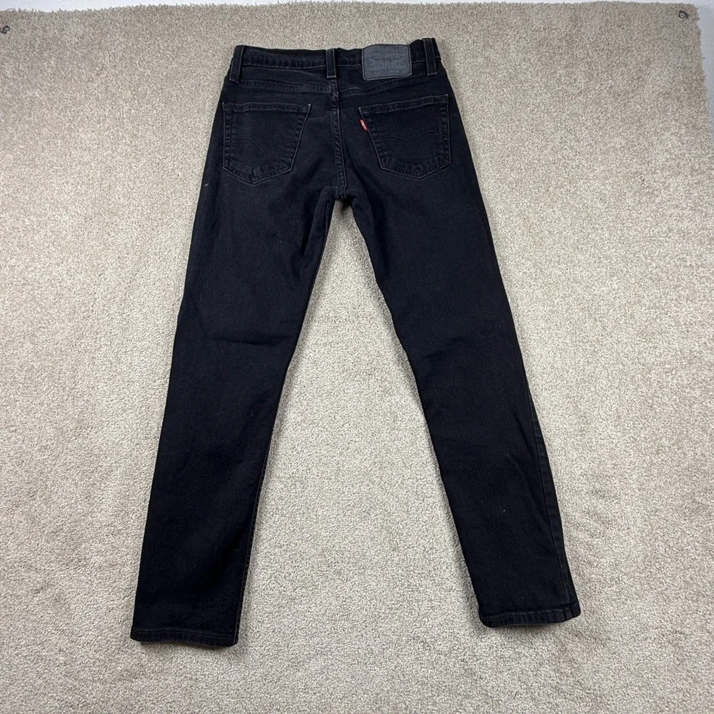 Levis 511 Slim Fit Black Denim Jeans Mens W28 L30 Actual‎ 29x28